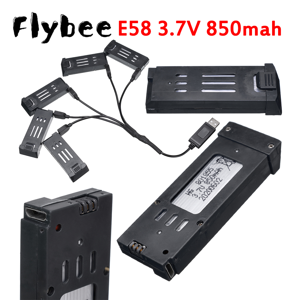 Drone Battery Lipo - 3.7V 850mAh RC Drone Battery for