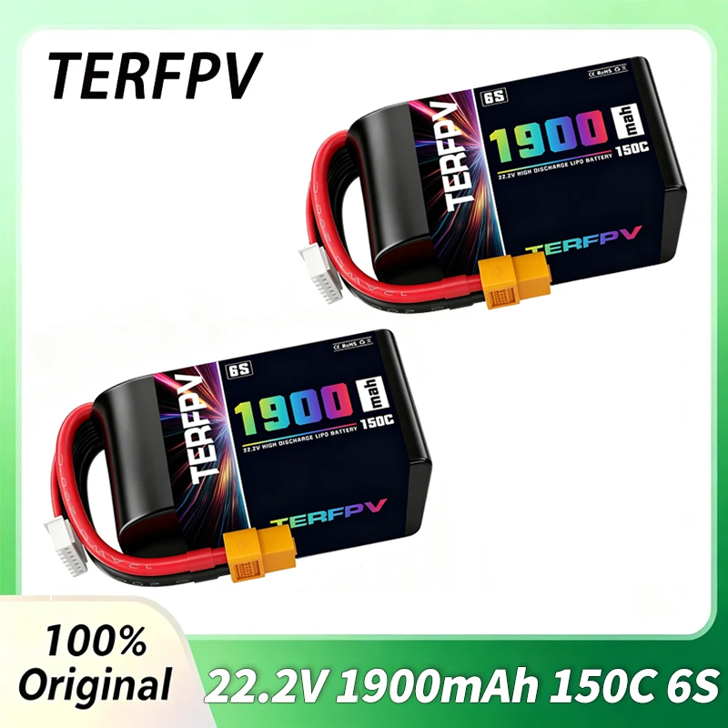 1/2Pcs TERFPV Lipo 6S 1900mAh  - Drone Battery 6S ulasan dan harga