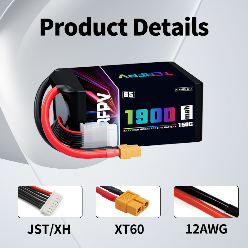 1/2Pcs TERFPV Lipo 6S 1900mAh  - Drone Battery 6S ulasan dan harga