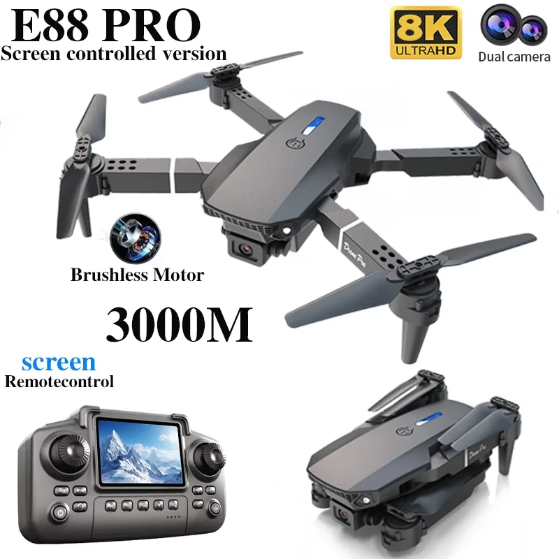 Professional E88 PRO Drone wit - Drone Battery Box ulasan dan harga