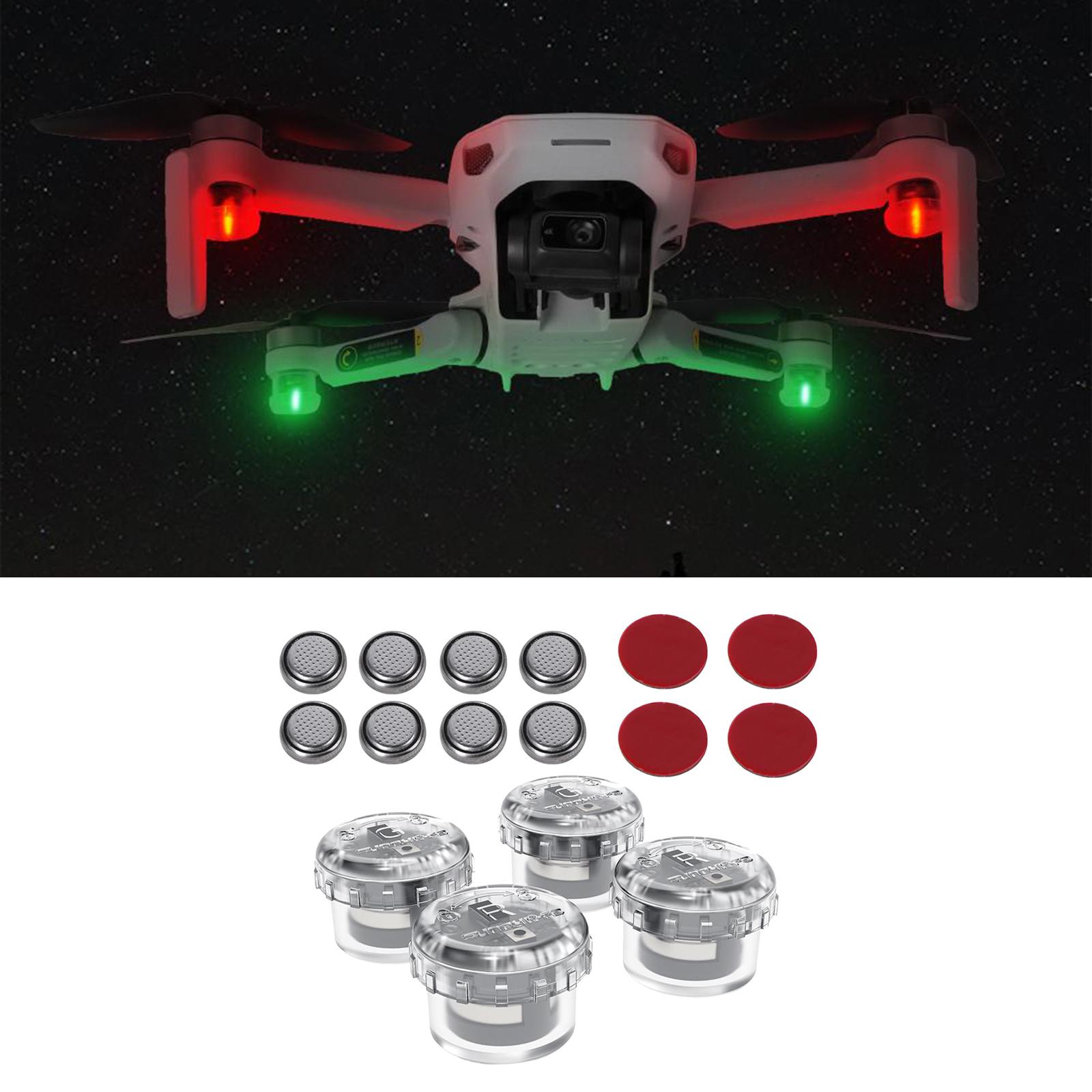 4x LED Night Flight Light Sign - Drone Battery Alarm ulasan dan harga