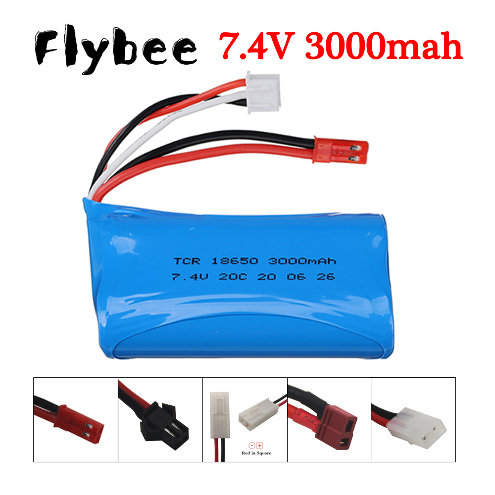 7.4V 3000mAh 18650 Li-ion Bate - Drone Battery Lipo ulasan dan harga