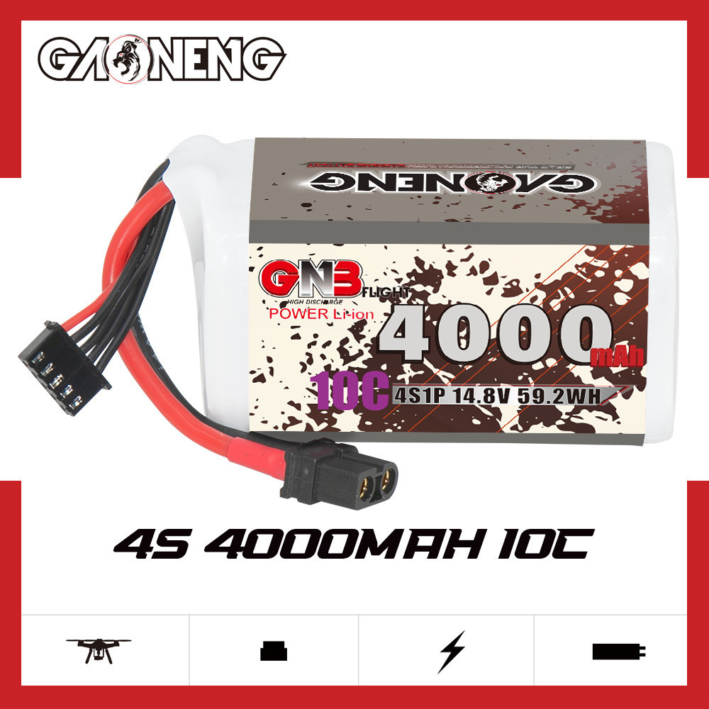 GNB 4000mAh 4S 14.8V 10C 20C W - Drone Battery Plate ulasan dan harga