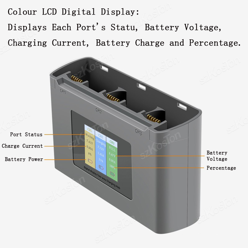 For DJI Mavic Mini 2/SE Mini 4 - Drone Battery Balance Charger ulasan dan harga